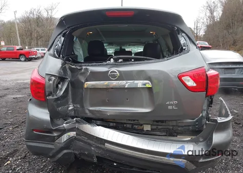 2018 Nissan Pathfinder Sl from USA, damaged, VIN 5N1DR2MM9JC621801